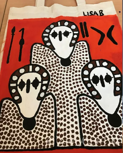 Kalumburu Art on a bag